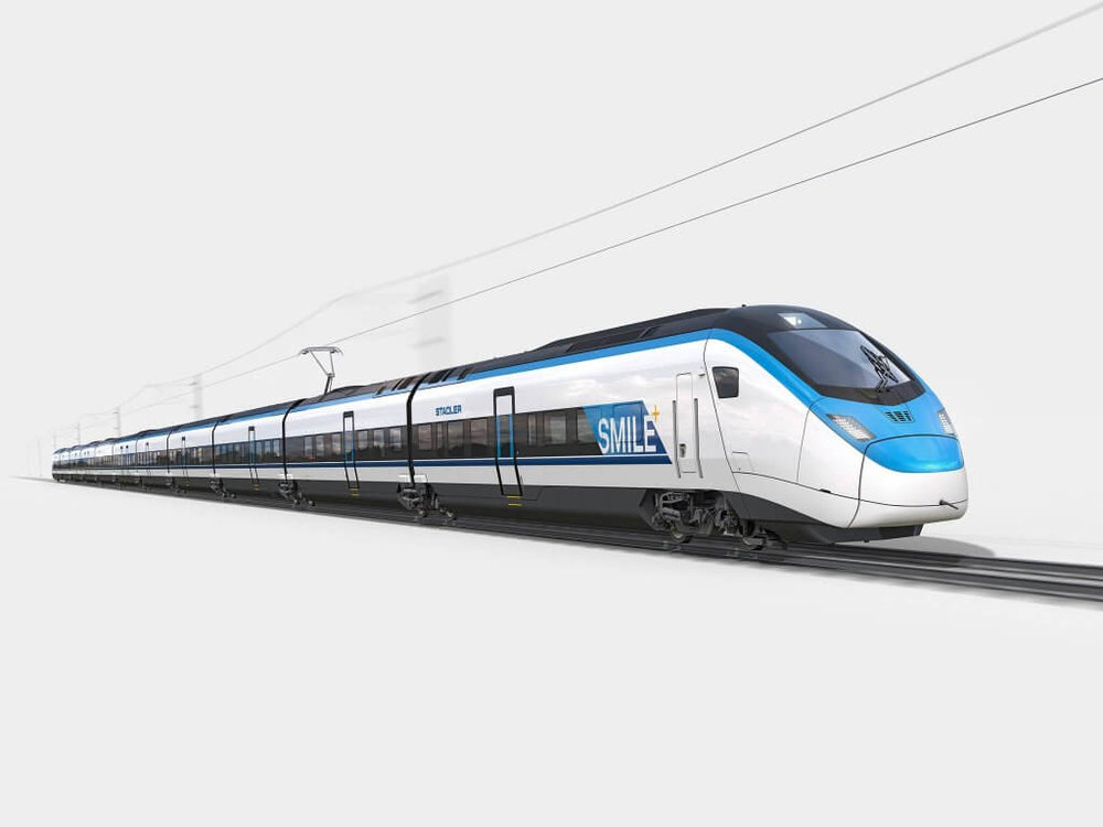 Stadler’s First High-Speed Train Branded “SMILE”